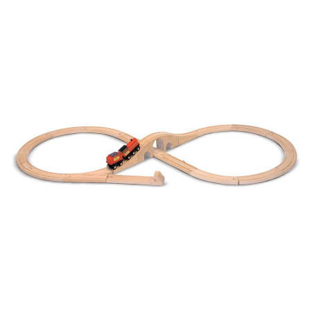 Tren lemn si Circuit 8 Melissa and Doug [1]