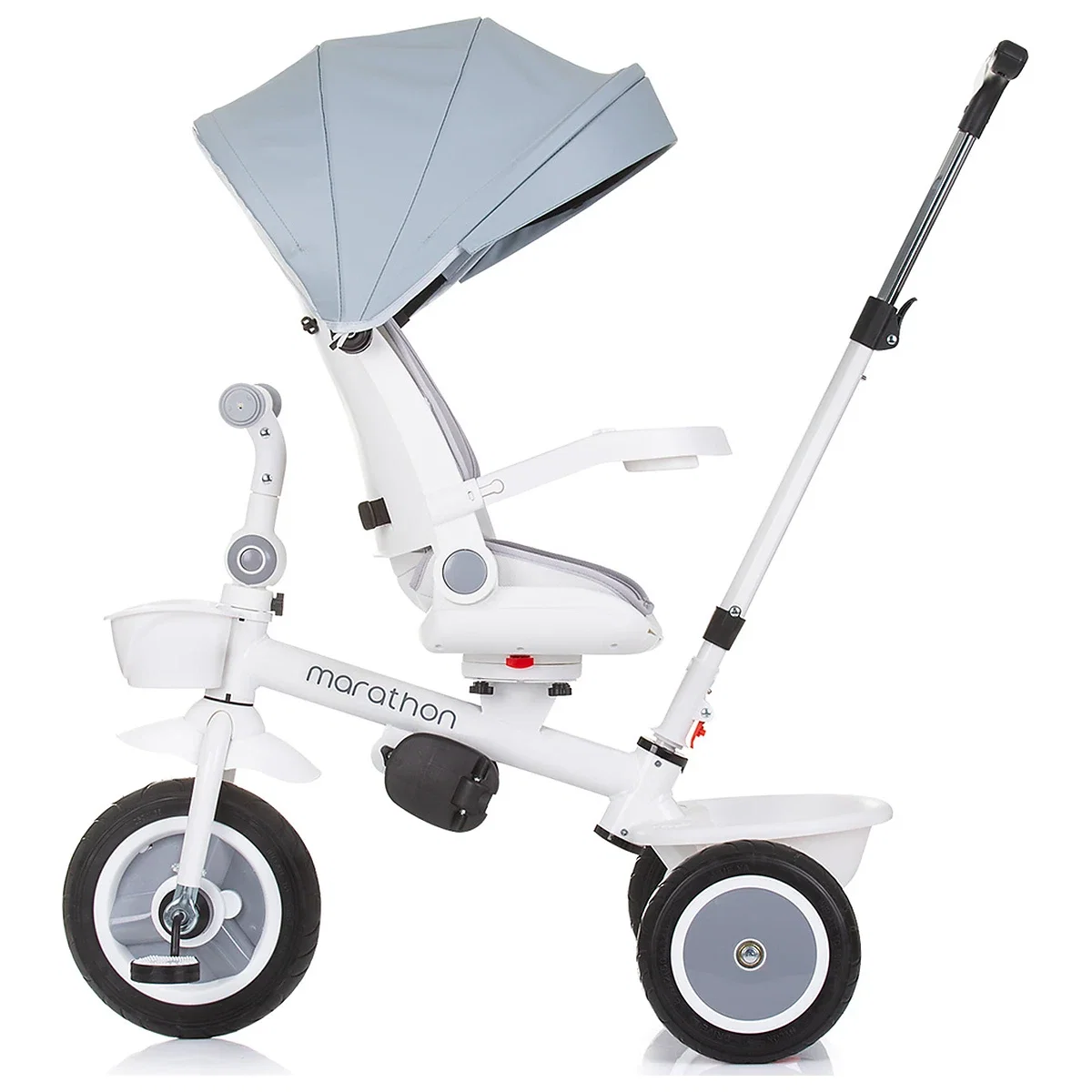 Tricicleta Chipolino Marathon, sezut rotativ, pozitii de inclinare, Ash grey [5]