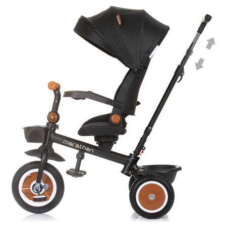 Tricicleta Chipolino Marathon, sezut rotativ, pozitii de inclinare, Obsidian [3]