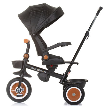 Tricicleta Chipolino Marathon, sezut rotativ, pozitii de inclinare, Obsidian [6]