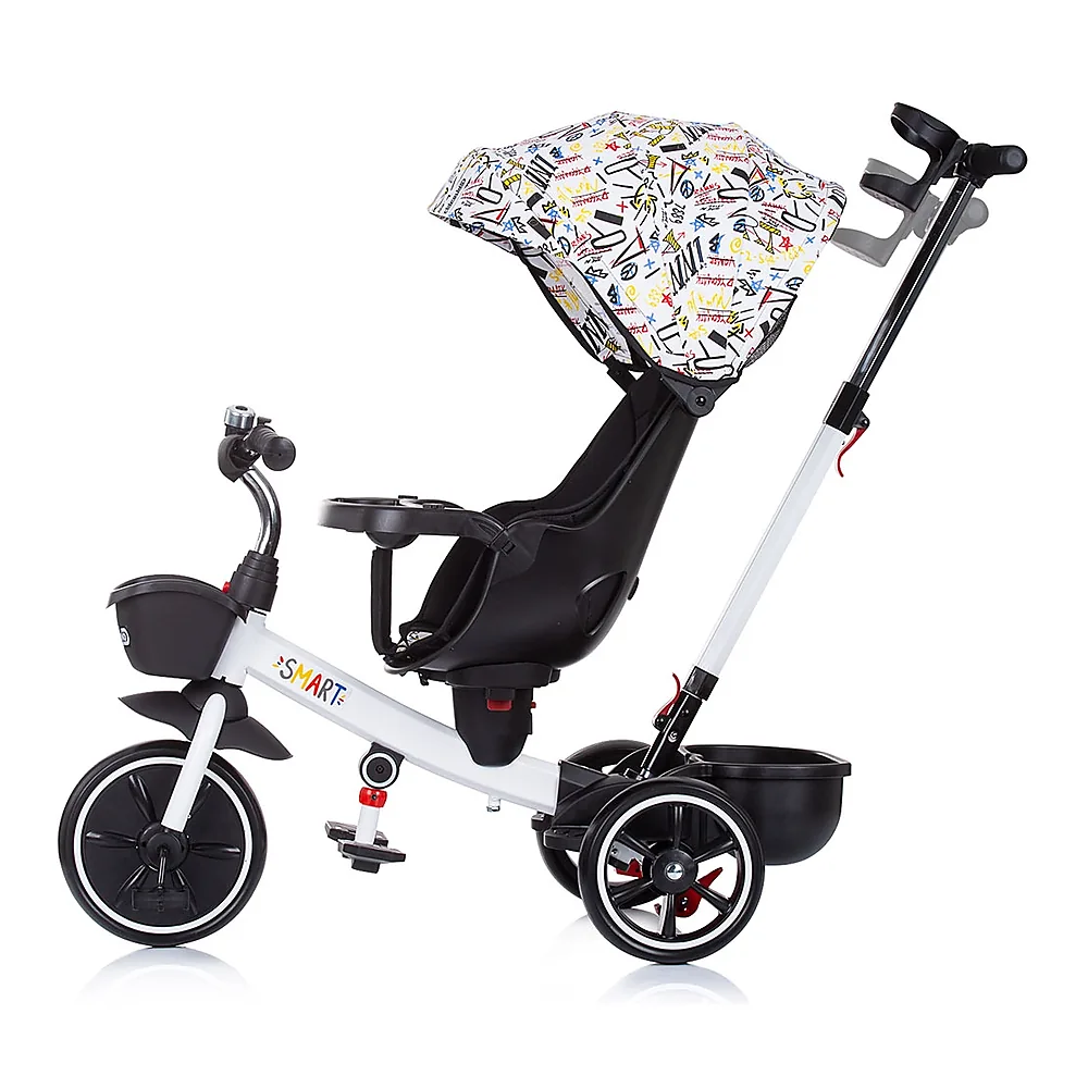 Tricicleta Chipolino Smart cu sezut reversibil, White 1 an [1]