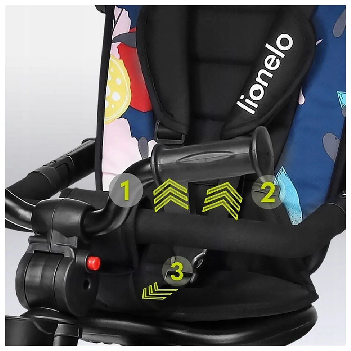Tricicleta copii, Lionelo, Haari, Ultrapliabila, Multifunctionala, Suport picioare, Control al directiei, Scaun [20]