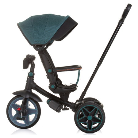 Tricicleta cu copertina si sezut reversibil Chipolino Derby teal 5 ani [4]