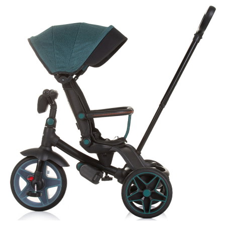 Tricicleta cu copertina si sezut reversibil Chipolino Derby teal 5 ani [5]
