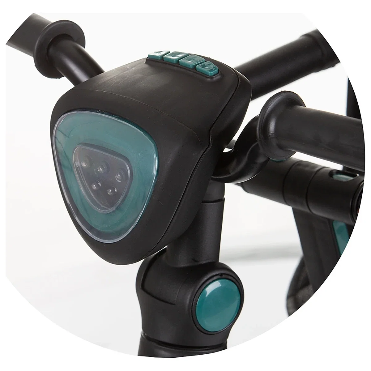 Tricicleta cu copertina si sezut reversibil Chipolino Derby teal 5 ani [8]