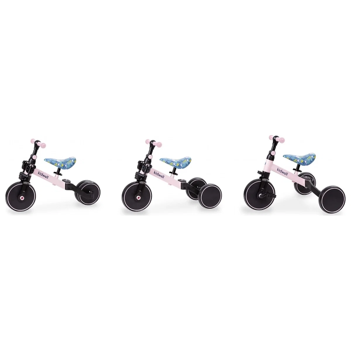 Tricicleta cu pedale 3 in 1 Kidwell Pico Spring Flower 2 ani+ [3]