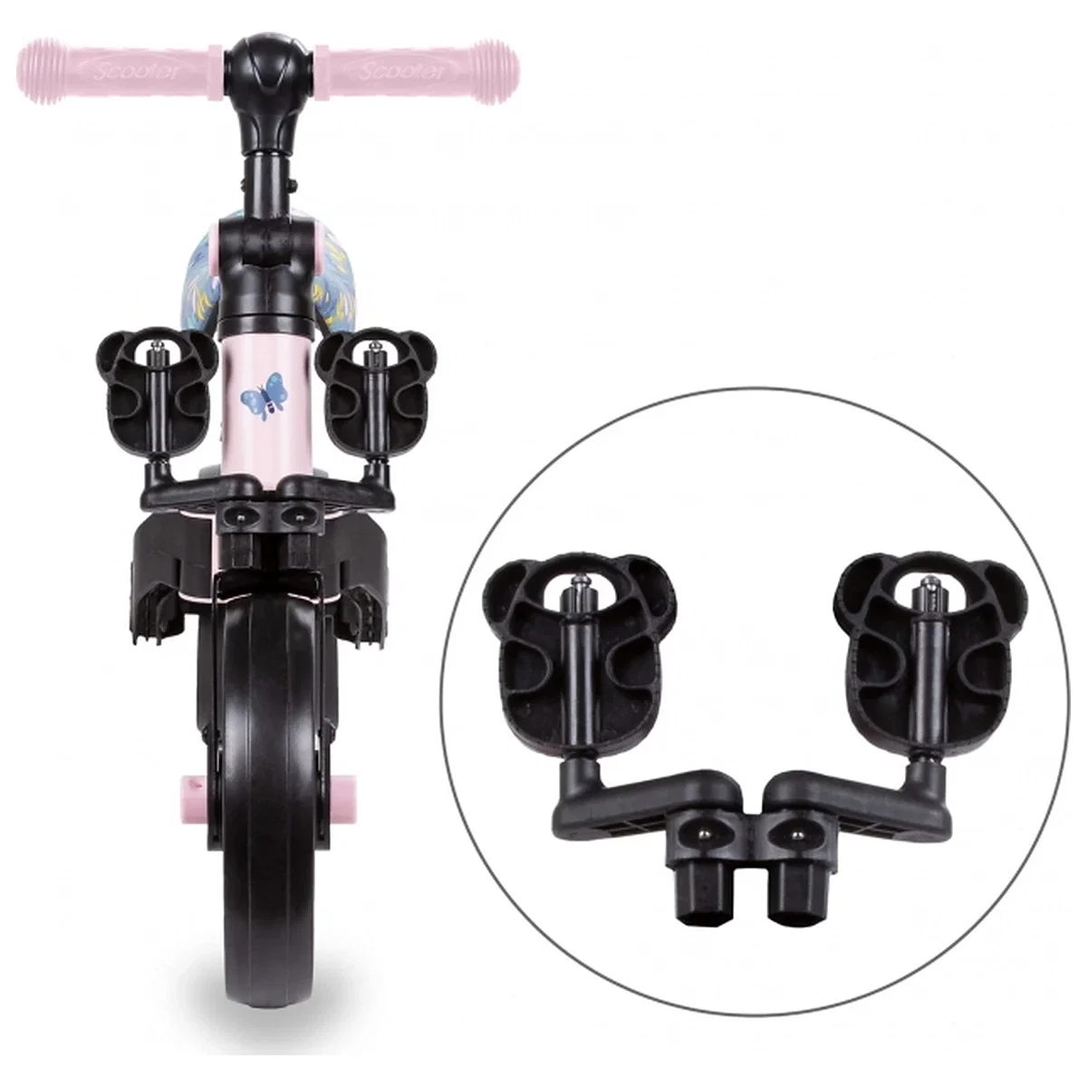 Tricicleta cu pedale 3 in 1 Kidwell Pico Spring Flower 2 ani+ [9]