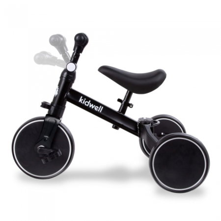Tricicleta cu pedale 3 in 1 Kidwell Pico - Total Black 2 ani+ [2]