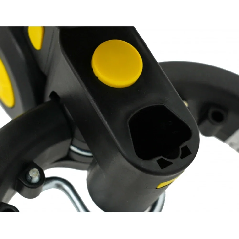 Tricicleta cu pedale 3 in 1 si roti din cauciuc SporTrike - Galben [15]