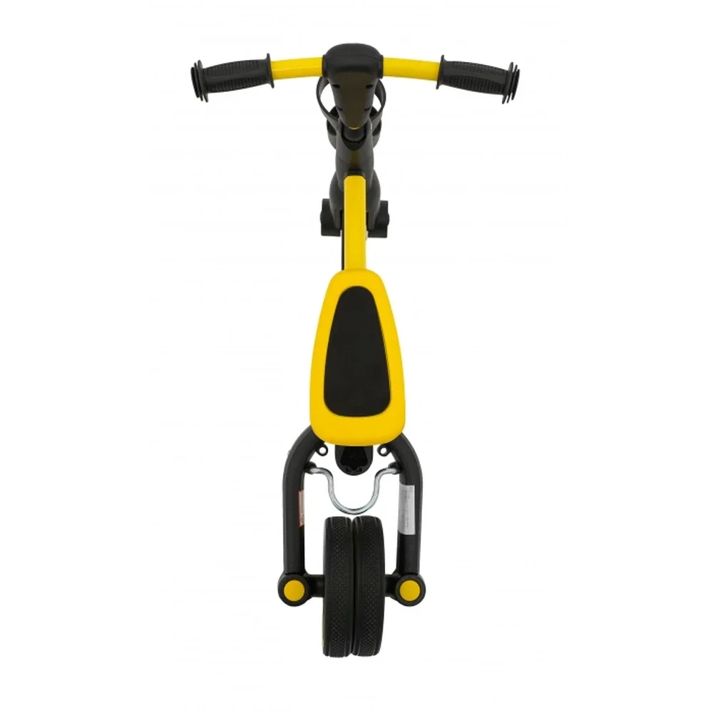 Tricicleta cu pedale 3 in 1 si roti din cauciuc SporTrike - Galben [8]