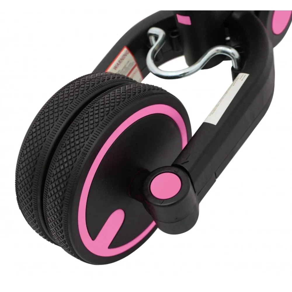 Tricicleta cu pedale 3 in 1 si roti din cauciuc SporTrike - Roz [6]