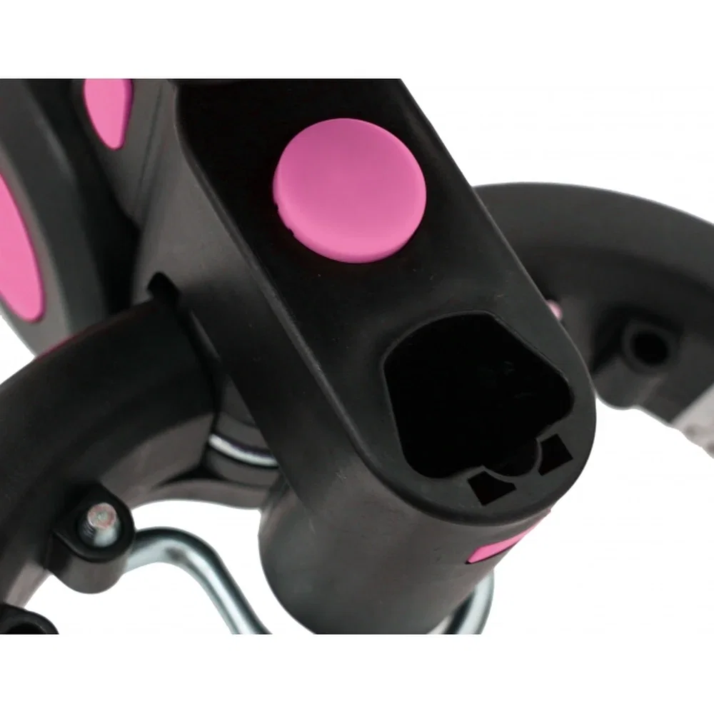 Tricicleta cu pedale 3 in 1 si roti din cauciuc SporTrike - Roz [13]