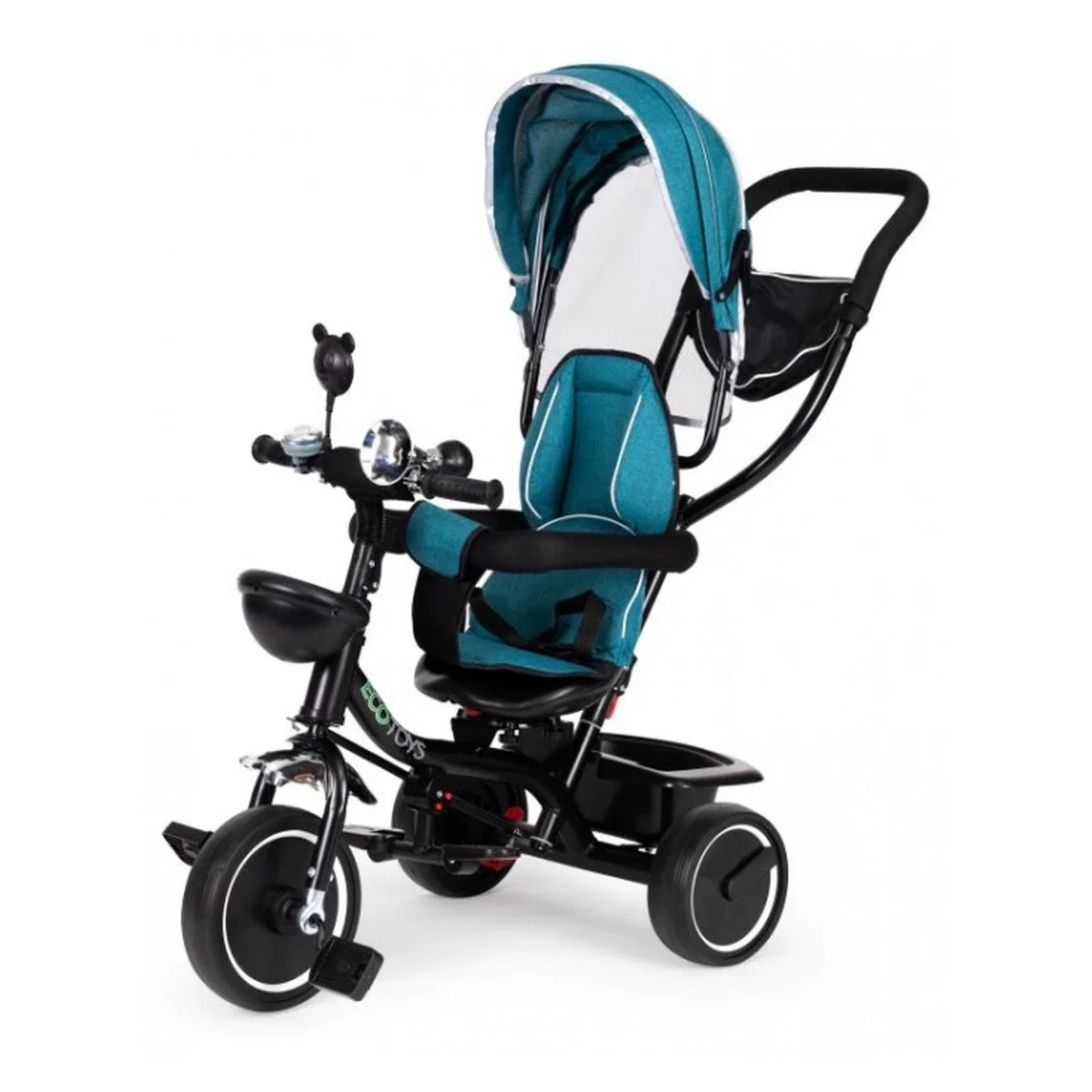 Tricicleta cu sezut rotativ Ecotoys JM-066-9 - Verde 1 an [3]