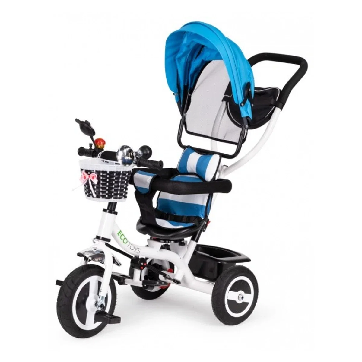 Tricicleta cu sezut rotativ Ecotoys JM-066-9L - Albastru 5 ani [4]