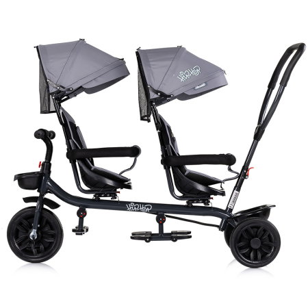 Tricicleta gemeni Chipolino Hip Hop, sezuturi rotative, Platinum [3]