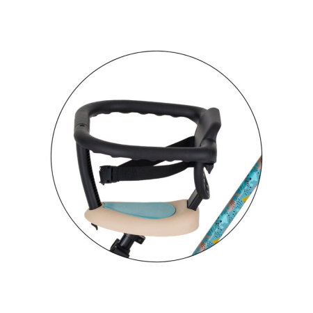 Tricicleta, Petite&Mars, Turbo, Editie limitata, 5 in 1, Multifunctionala, Vehicul de impins, Bicicleta cu/fara pedale, Cu maner de ghidaj, Detasabil, Roti din cauciuc, Pana la 25 kg, 1.5-5 ani, Dino [16]