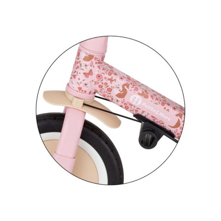 Tricicleta, Petite&Mars, Turbo, Editie limitata, 5 in 1, Multifunctionala, Vehicul de impins, Bicicleta cu/fara pedale, Cu maner de ghidaj, Detasabil, Roti din cauciuc, Pana la 25 kg, 1.5-5 ani, Rosy  [18]