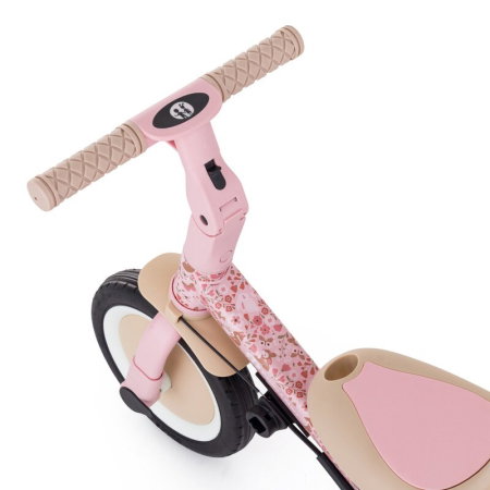 Tricicleta, Petite&Mars, Turbo, Editie limitata, 5 in 1, Multifunctionala, Vehicul de impins, Bicicleta cu/fara pedale, Cu maner de ghidaj, Detasabil, Roti din cauciuc, Pana la 25 kg, 1.5-5 ani, Rosy  [19]