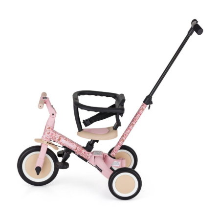 Tricicleta, Petite&Mars, Turbo, Editie limitata, 5 in 1, Multifunctionala, Vehicul de impins, Bicicleta cu/fara pedale, Cu maner de ghidaj, Detasabil, Roti din cauciuc, Pana la 25 kg, 1.5-5 ani, Rosy  [5]