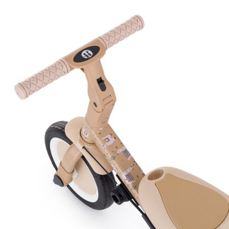 Tricicleta, Petite&Mars, Turbo, Editie limitata, 5 in 1, Multifunctionala, Vehicul de impins, Bicicleta cu/fara pedale, Cu maner de ghidaj, Detasabil, Roti din cauciuc, Pana la 25 kg, 1.5-5 ani, Llama [12]