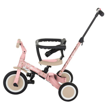 Tricicleta, Petite&Mars, Turbo, Editie limitata, 5 in 1, Multifunctionala, Vehicul de impins, Bicicleta cu/fara pedale, Cu maner de ghidaj, Detasabil, Roti din cauciuc, Pana la 25 kg, 1.5-5 ani, Rosy  [3]
