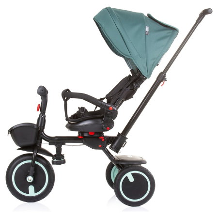Tricicleta pliabila Chipolino Quick Fold cu sezut reversibil, Aloe 5 ani [2]