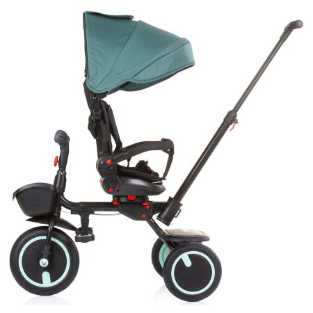 Tricicleta pliabila Chipolino Quick Fold cu sezut reversibil, Aloe 5 ani [3]