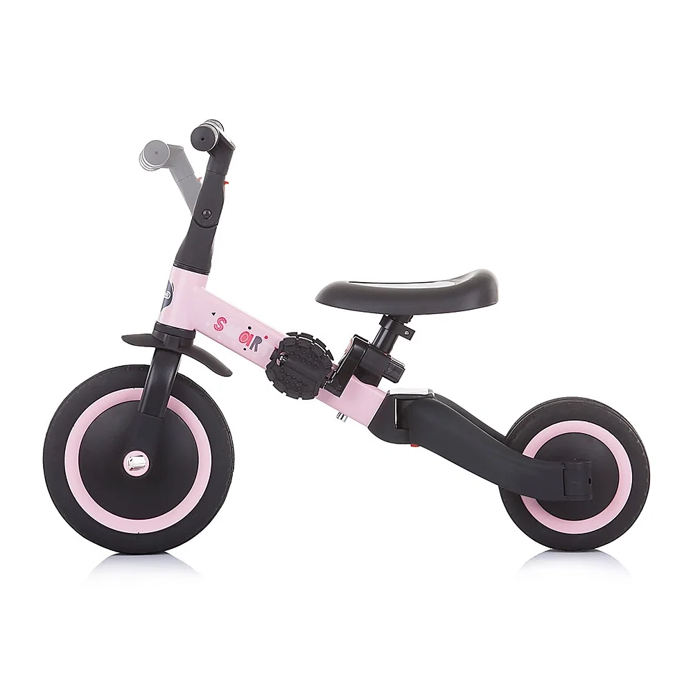 Tricicleta si bicicleta Chipolino Smarty 2 in 1 light pink 1 an [5]