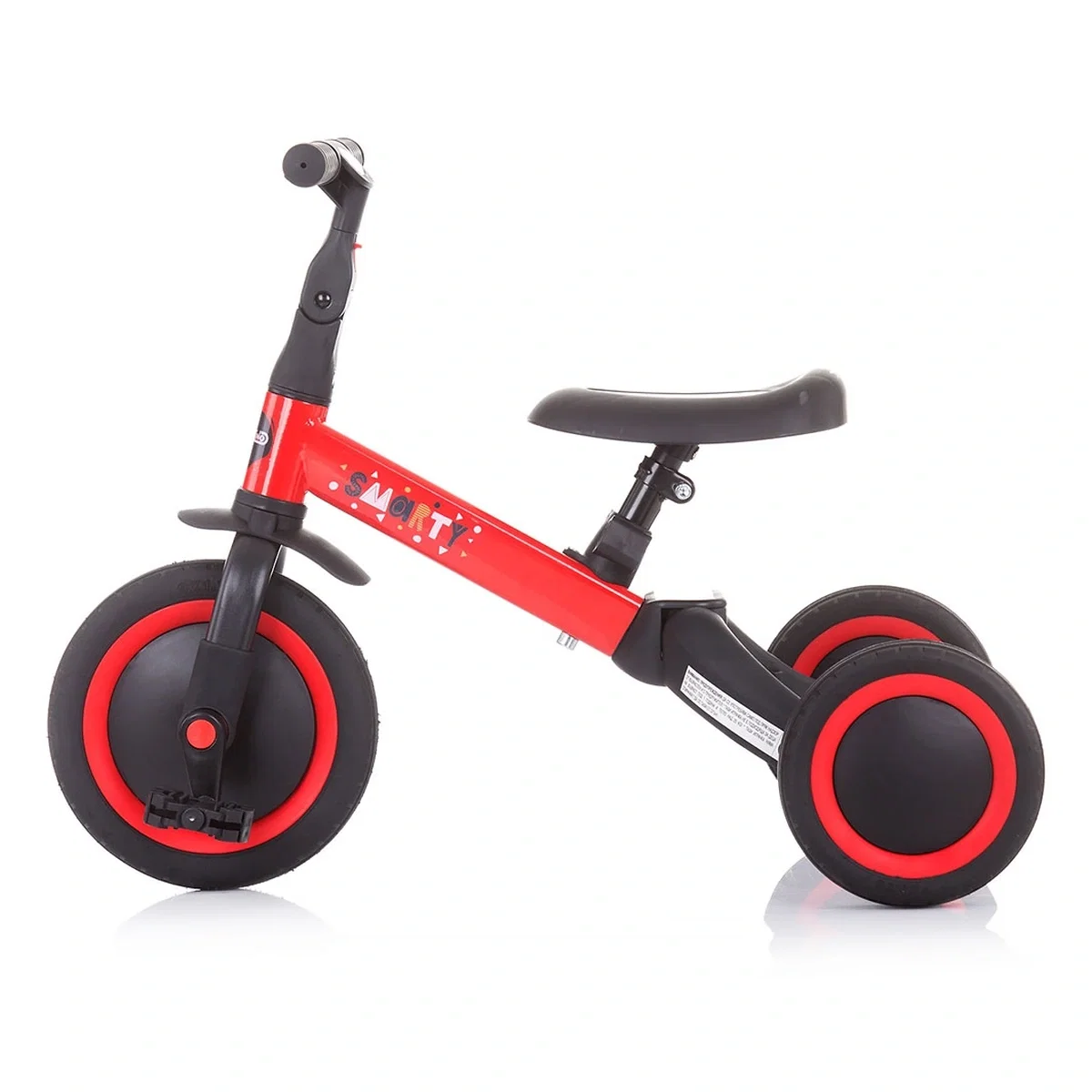 Tricicleta si bicicleta Chipolino Smarty 2 in 1 red 1 an [4]