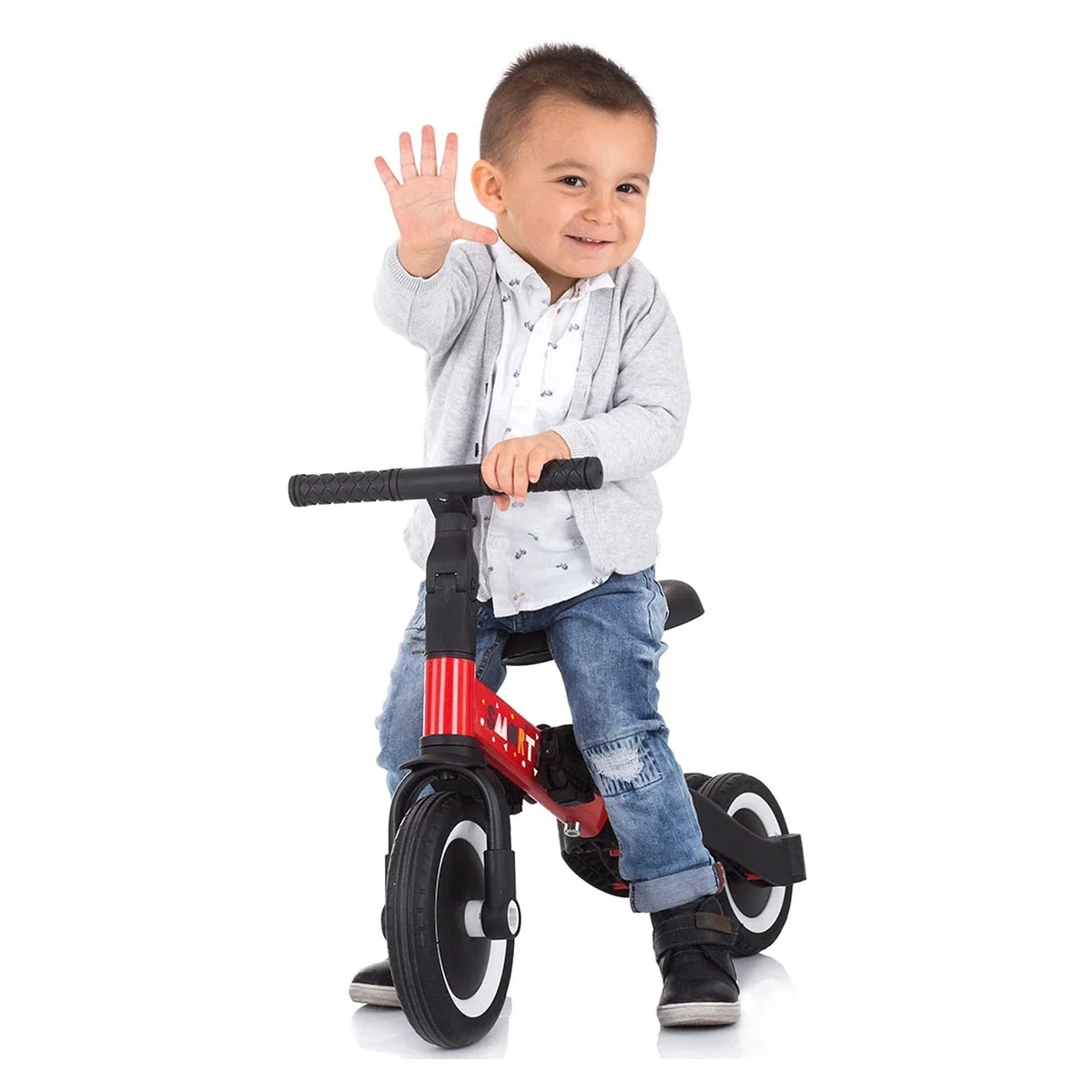 Tricicleta si bicicleta Chipolino Smarty 2 in 1 red 1 an [7]