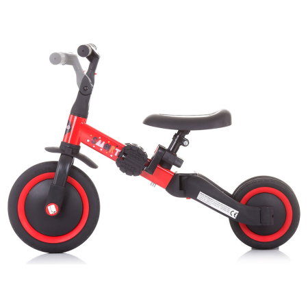 Tricicleta si bicicleta Chipolino Smarty 2 in 1 red 1 an [3]