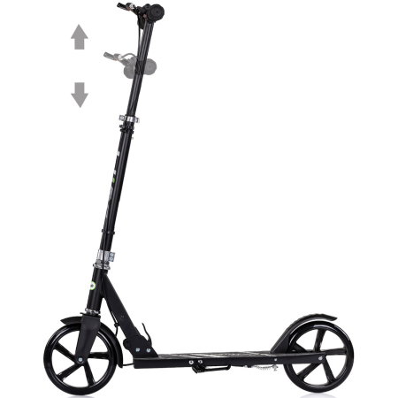 Trotineta Chipolino Swift, de la 8 ani, pana la 100 kg, frana de mana pe ghidon, pliere compacta, Negru [2]