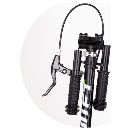 Trotineta Chipolino Swift, de la 8 ani, pana la 100 kg, frana de mana pe ghidon, pliere compacta, Negru [8]