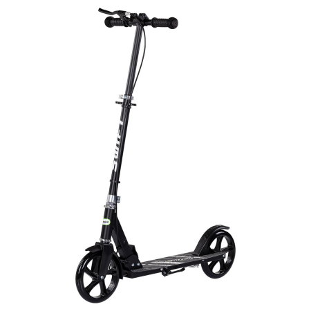 La plimbare - Trotineta Chipolino Swift, de la 8 ani, pana la 100 kg, frana de mana pe ghidon, pliere compacta, Negru