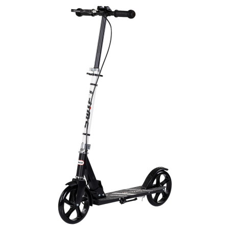 La plimbare - Trotineta Chipolino Swift, de la 8 ani, pana la 100 kg, frana de mana pe ghidon, pliere compacta, White