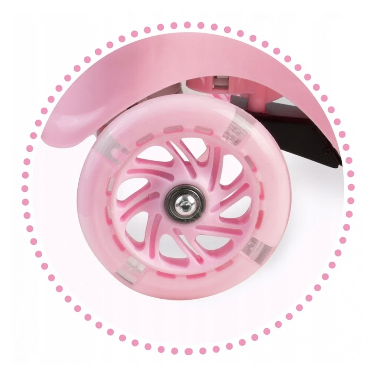 Trotineta cu roti cu LED Ricokids Piko - Roz [4]