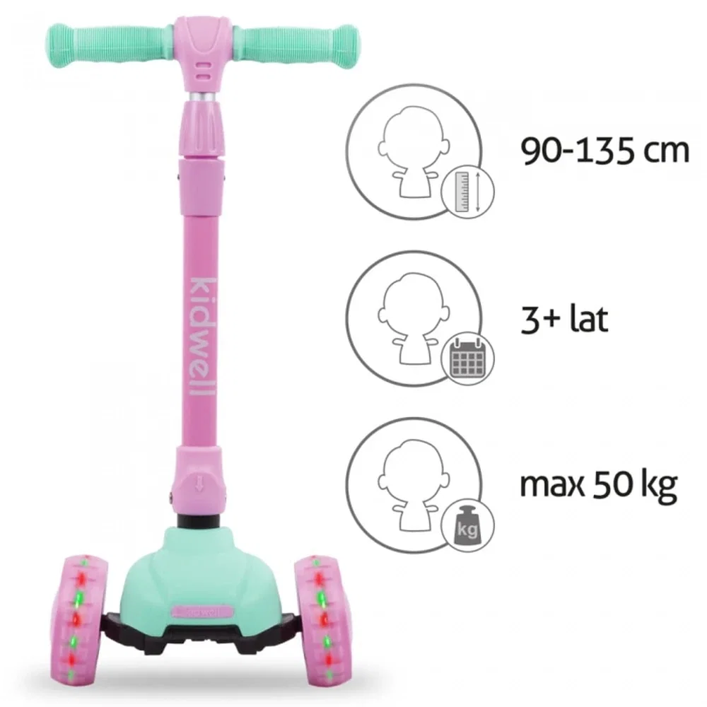 Trotineta Kidwell JAX - Mint Pink 3 ani+ [1]