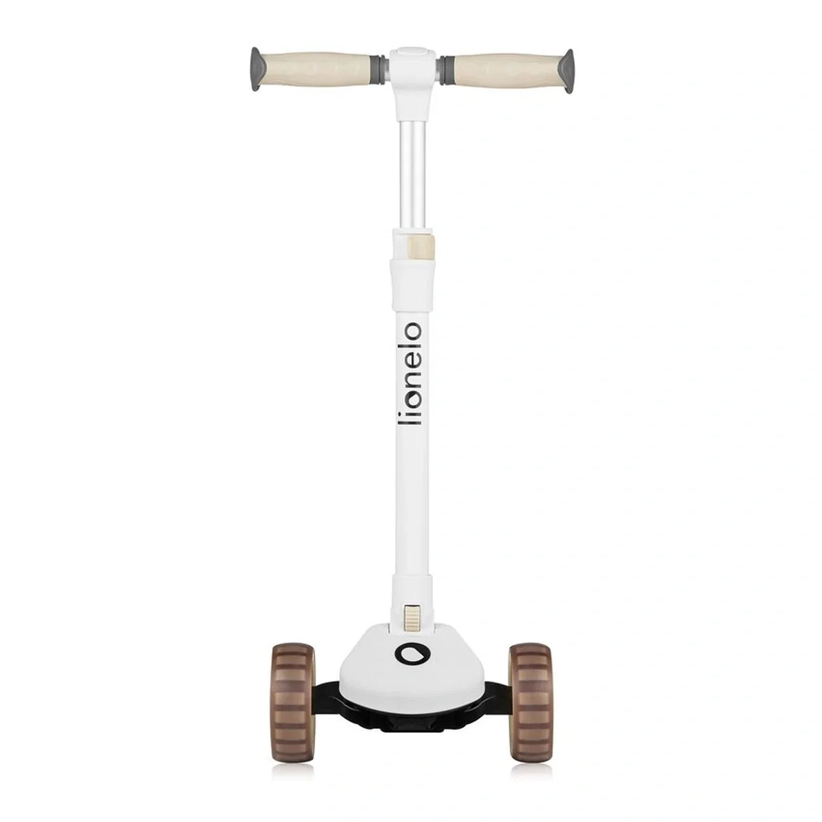 Trotineta, Lionelo, Franky, Pliabila, Pana la 50 kg, Sezut detasabil, Roti cu LED, 12 luni+, Beige [9]