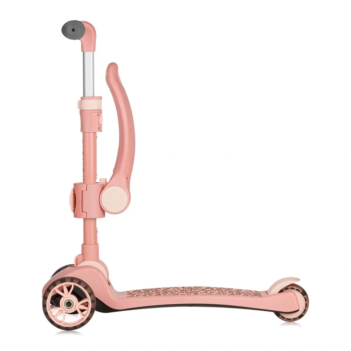 Trotineta, Lionelo, Franky, Pliabila, Pana la 50 kg, Sezut detasabil, Roti cu LED, 12 luni+, Pink Rose [11]