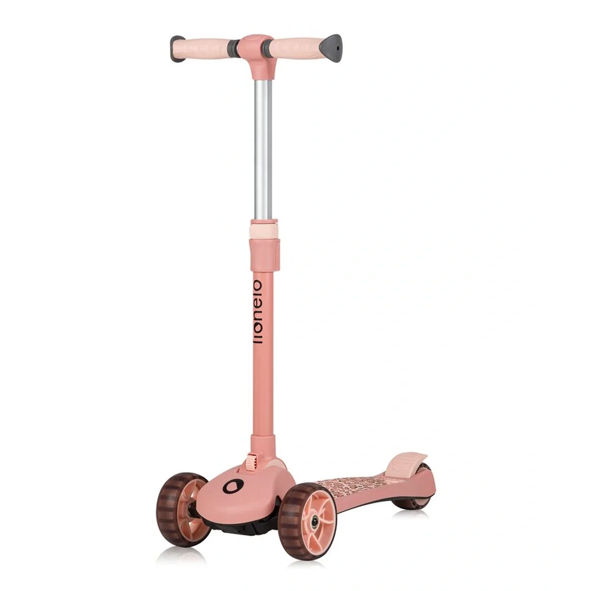 Trotineta, Lionelo, Franky, Pliabila, Pana la 50 kg, Sezut detasabil, Roti cu LED, 12 luni+, Pink Rose [4]