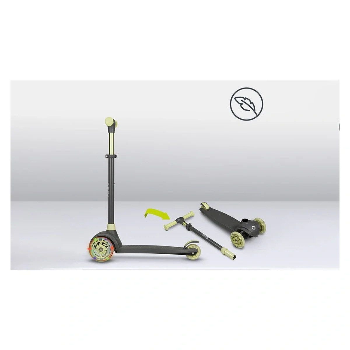 Trotineta, Lionelo, Jessy, Pana la 50 Kg, lumini LED, 3 ani+, Verde [20]
