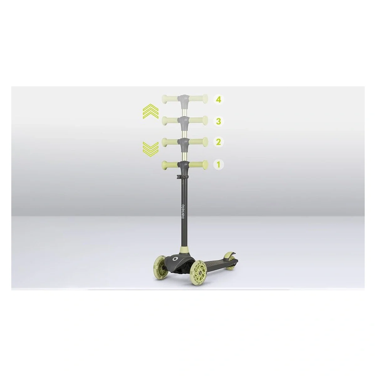 Trotineta, Lionelo, Jessy, Pana la 50 Kg, lumini LED, 3 ani+, Verde [15]