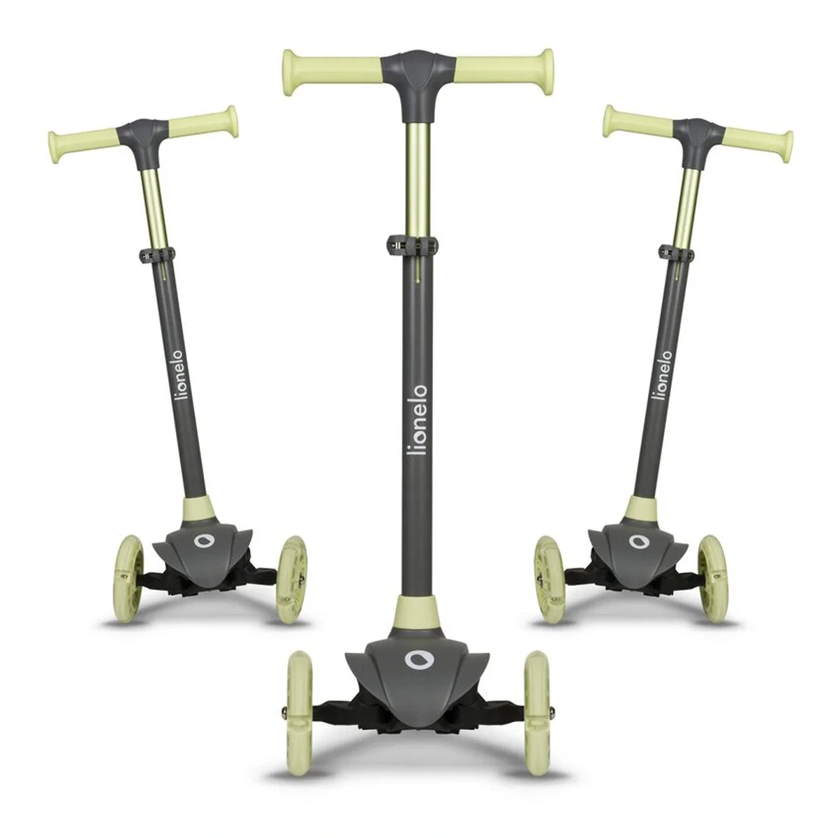 Trotineta, Lionelo, Jessy, Pana la 50 Kg, lumini LED, 3 ani+, Verde [7]