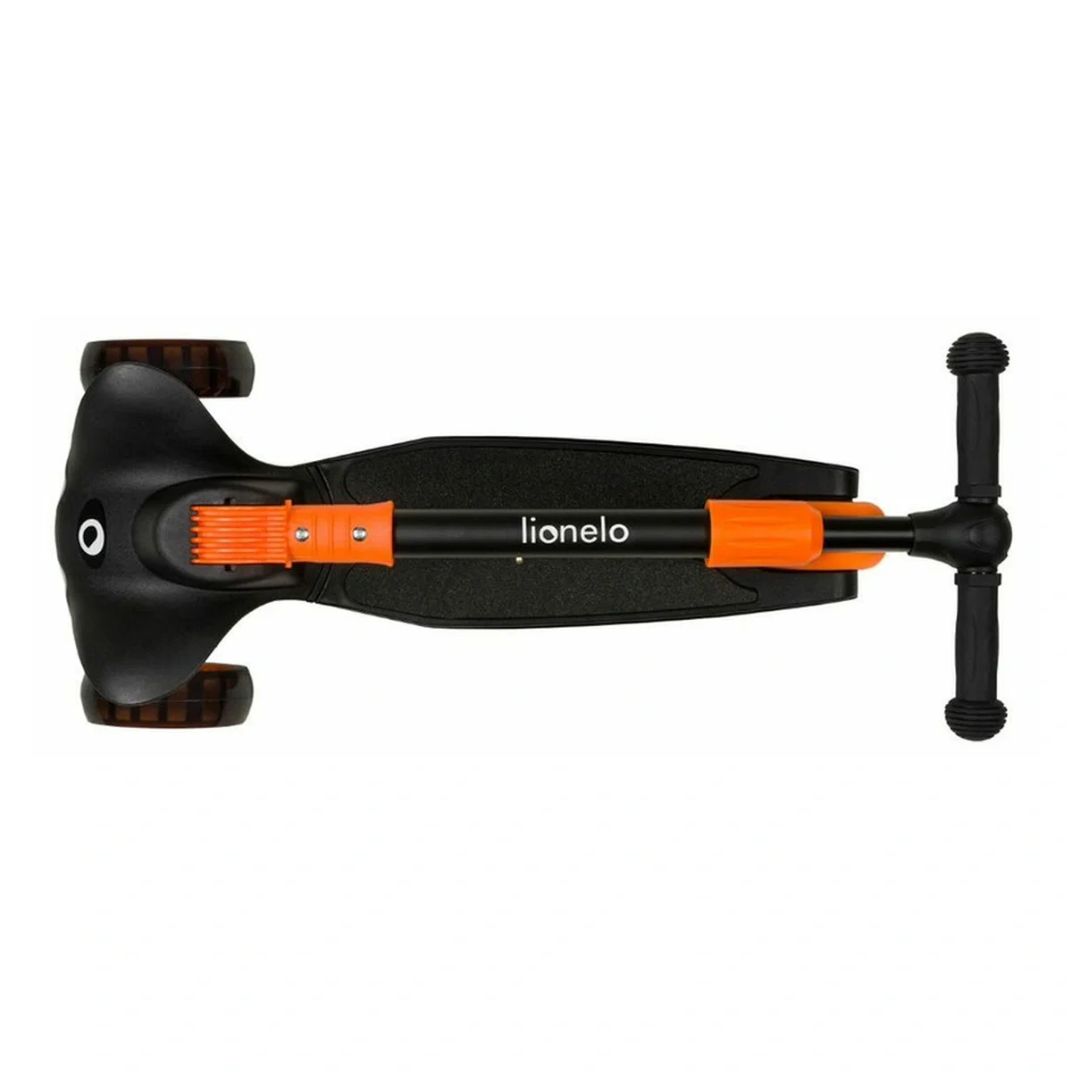 Trotineta, Lionelo, Timy, Copii, Ultrapliabila, Pana la 50 Kg, Lumini LED, 3 ani+, Portocaliu/Negru [8]