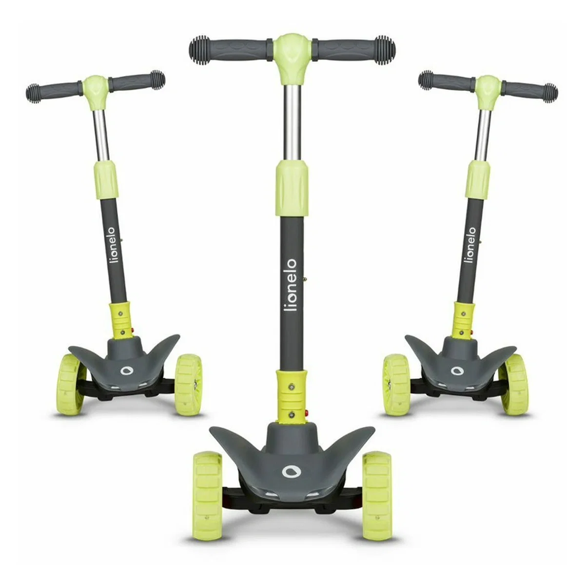 Trotineta, Lionelo, Timy, Copii, Ultrapliabila, Pana la 50 Kg, lumini LED, 3 ani+, Verde [16]
