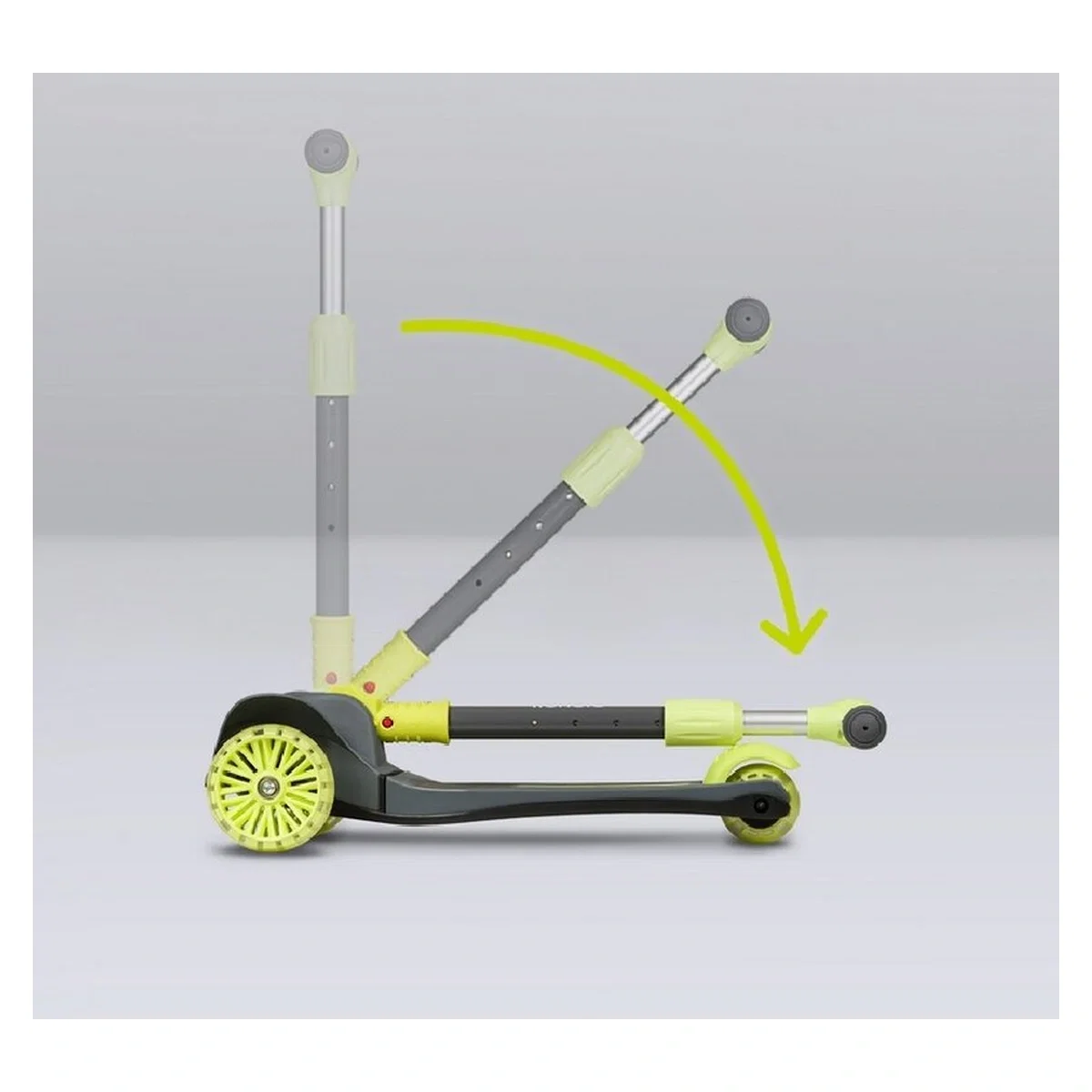 Trotineta, Lionelo, Timy, Copii, Ultrapliabila, Pana la 50 Kg, lumini LED, 3 ani+, Verde [26]
