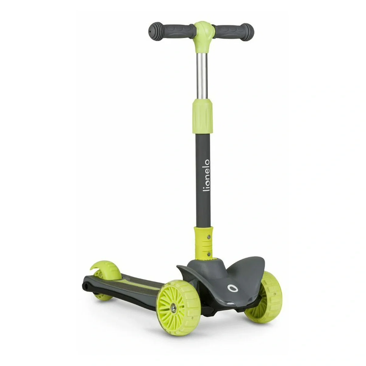 Trotineta, Lionelo, Timy, Copii, Ultrapliabila, Pana la 50 Kg, lumini LED, 3 ani+, Verde [4]