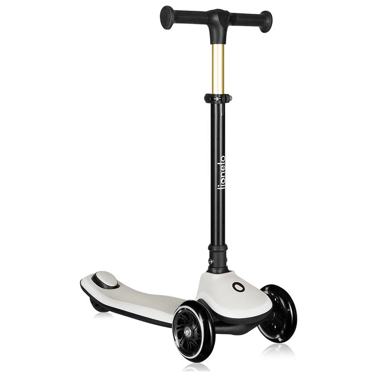Trotinete - Trotineta , Lionelo, Mey, Ultrapliabila, Cu lumini si cosulet, Maner ajustabil pe inaltime, 3 ani+, Pana la 50 Kg,
