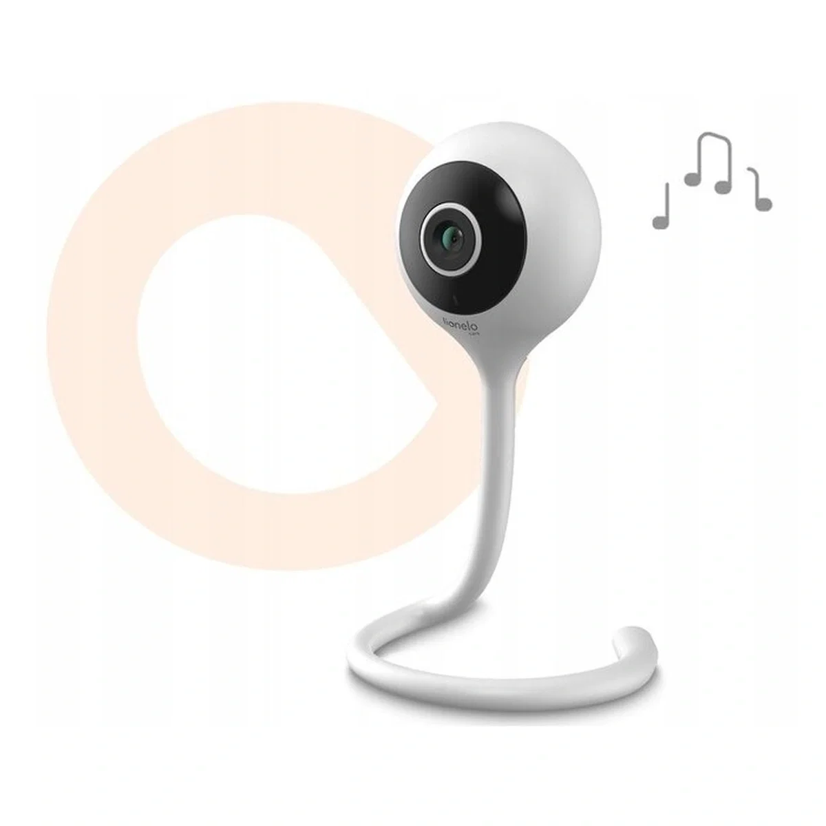 Video monitor, Babyline Smart, cu cablu USB, Conexiune Wifi, Comunicare bidirectionala, Senzor de temperatura, Alb [6]