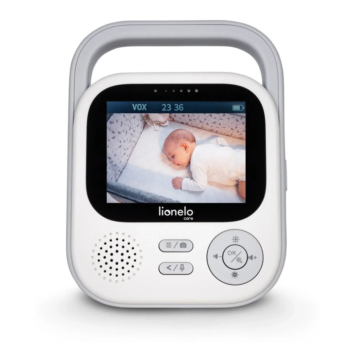 Video monitor, Lionelo, Babyline 3.2, Full HD, Comunicare bidirectionala, 2.8 inch, Alb [3]